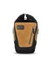 Loewe Flex Logo-embossed Suede And Canvas Backpack