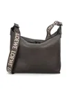 Loewe Cubi Leather Crossbody Bag In Brown