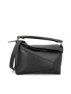 Loewe Small Puzzle Edge Tote Bag In Black