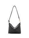 Loewe Puzzle Fold Clutch Bag In Shiny Calfskin In Black