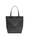 Loewe Dark Grey Puzzle Fold Tote Xl Bag In Black