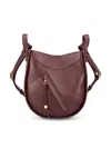 Loewe Hammock Slice Tote Bag In Dark Burgundy