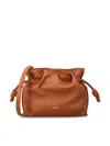 Loewe Flamenco Medium Clutch Bag In Nappa Leather In Orange