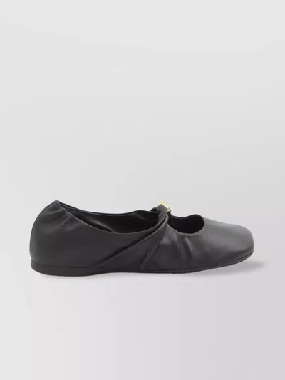 LOEWE BALLERINA NAPPA LEATHER METAL STRAP
