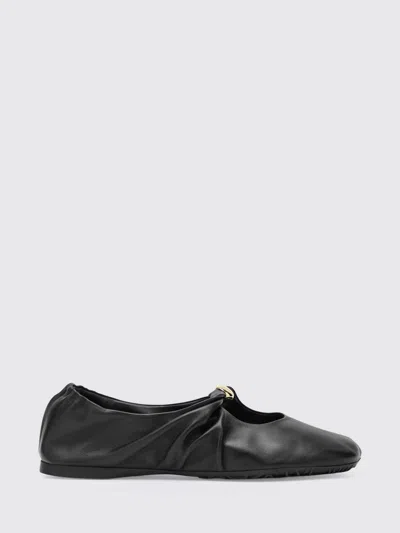 Loewe Nappa Pebble Ballet Flats In Black