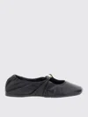 Loewe Women Pebble Ballerina In Nappa Leather In Black