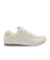 Loewe Ballet Runner Leather And Suede Sneakers In White