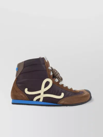 Loewe Ballet Runner 2.0 High-top Sneakers In Brown