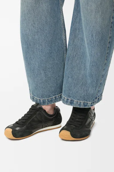 Loewe Ballet Runner 2.0 In Soft Leather Skin Size:41 For Woman In Black