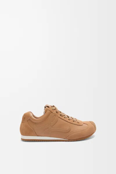 Loewe Ballet Runner 2.0 Logo-embellishment Sneakers In Brown