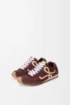Loewe Ballet Runner 2.0 Nylon And Suede Sneakers With Side Logo In Multi