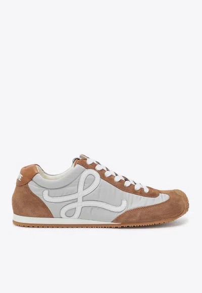 Loewe Ballet Runner 2.0 Lace-up Sneakers In Brown