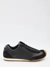 Loewe Ballet Runner 2.0 Suede-trimmed Leather Sneakers In Black
