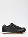 Loewe Ballet Runner 2.0 Suede-trimmed Leather Sneakers In Black