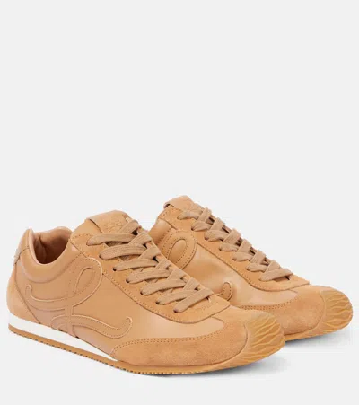 LOEWE BALLET RUNNER 2.0 LEATHER SNEAKERS