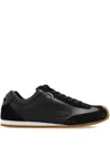 Loewe Ballet Runner 2.0 Suede-trimmed Leather Sneakers In Black