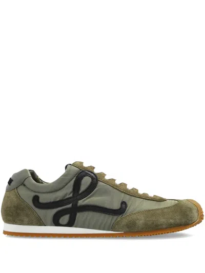 Loewe Ballet Runner 2.0 Logo-detail Sneakers In Green