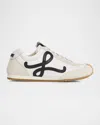 Loewe Ballet Runner 2.0 Nylon And Calfskin Low-top Sneakers In White