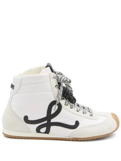 Loewe Ballet Runner 2.0 Nylon And Leather High-top Trainers Shoes