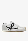 Loewe Ballet Runner 2.0 Nylon And Suede Sneakers In Gray