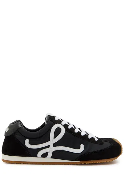 Loewe Ballet Runner 2.0 Panelled Nylon Sneakers In Black