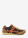 Loewe Ballet Runner Sneakers In Brown