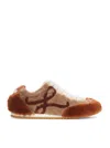 Loewe Ballet Runner 2.0 Sneakers In Shearling In Multi
