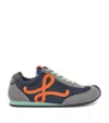 Loewe Ballet Runner Lace-up Trainers In Navy