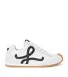 Loewe Ballet Runner 2.0 Leather Sneakers In White