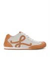 Loewe Ballet Runner 2.0 Leather Logo Sneakers In White