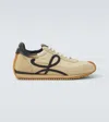 Loewe Flow Runner 2.0 Suede-trimmed Shell Sneakers In Multi