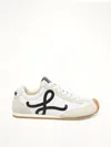 Loewe Ballet Runner 2.0 Nylon And Calfskin Low-top Sneakers In White