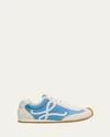 Loewe Ballet Runner 2.0 In Nylon And Calfskin In Blue