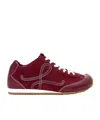 Loewe Suede Ballet Runner 2.0 Sneakers In Burgundy