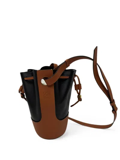 Pre-owned Loewe Balloon Bucket Bag In Black