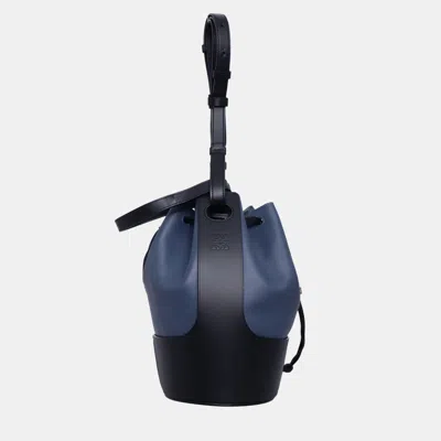 Pre-owned Loewe Balloon Bucket Bag In Blue