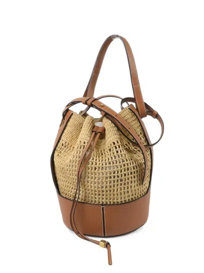 Pre-owned Loewe Balloon Bucket Bag In Brown