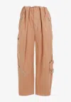 Loewe Balloon Cargo Pants In Beige