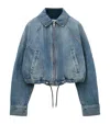 Loewe Lapel Long-sleeved Denim Jacket In Blue