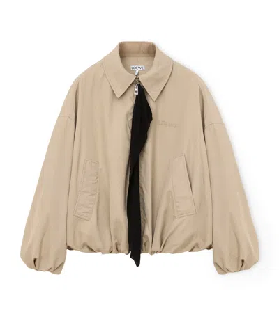Loewe Balloon Jacket In Beige