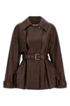 Loewe Lightweight Lambskin Jacket In Brown