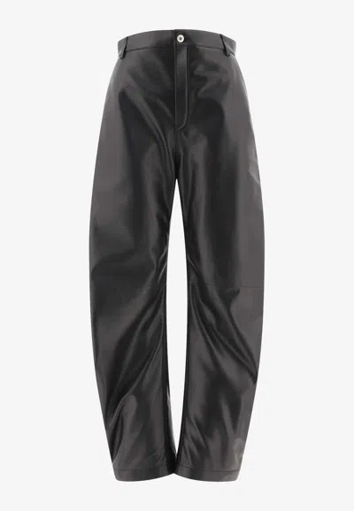 Loewe Balloon-leg Nappa Leather Pants In Black