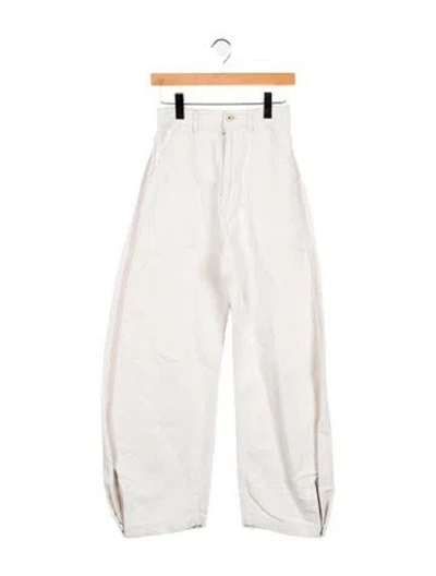 Pre-owned Loewe Balloon Wide Leg Jeans In Neutral
