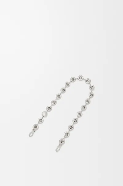 Loewe Bandoulière Chaîne Courte Donut Pour Femme In Metallic