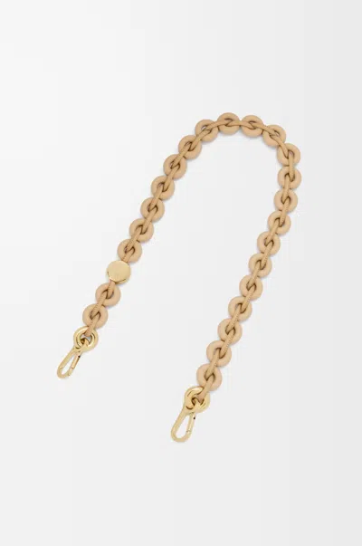 Loewe Bandoulière Chaîne Donut En Cuir Pour Femme In Gold