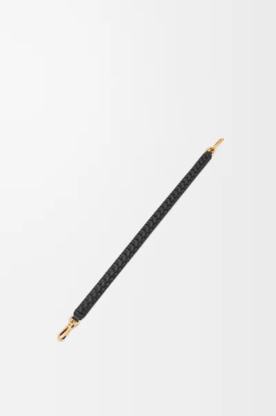Loewe Bandoulière Woven Spiral En Cuir Classique Pour Femme In Black