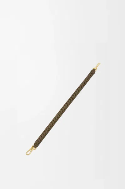 Loewe Bandoulière Woven Spiral En Cuir Classique Pour Femme In Green