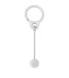 Loewe Stainless Steel Bar Pebble Keychain