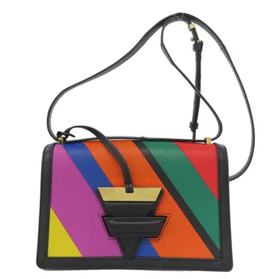 Pre-owned Loewe Barcelona Multi-color Leather Shoulder Bag ()