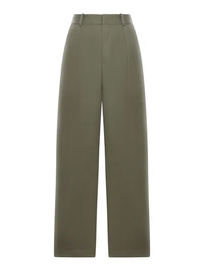 Loewe Barrel Cotton And Silk Trousers